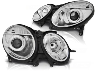 PŘEDNÍ SVĚTLA MERCEDES W211 E-KLASA 2006-2009 chrom