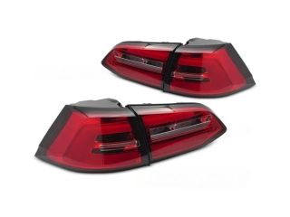 Zadní světla VW Golf VII 7 13-17 combi LED SEQ červená/bílá