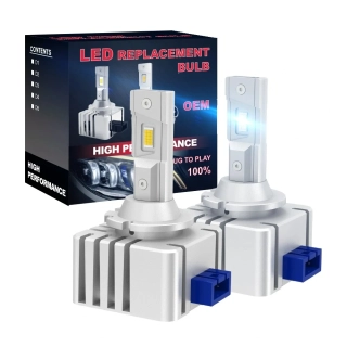 LED ŽÁROVKY D8S/D8R CAN-BUS, bílá, 9000LM, 2 ks