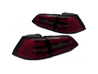 Zadní světla VW Golf VII 7 13-17 combi LED SEQ červená/kouřová