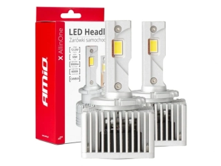 LED žárovky do hlavních světel D1S D3S D8S X AllinOne CAN-BUS 6000K AMIO