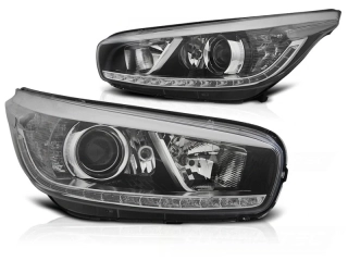 Přední světlomety, světla, lampy Kia Ceed 2012-2018, LED černé
