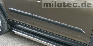 Boční ozdobné lišty, ušlechtilá ocel, Škoda Yeti, 2009->