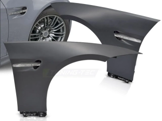 Přední blatníky BMW E92, E93, 2006-2013, SPORTOVNÍ STYL s LED blinkry, sada L+P