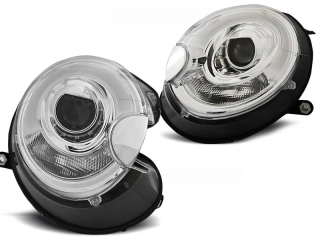Přední světla Mini Cooper 2006-2014, TUBE Light, chrom, LPMC08