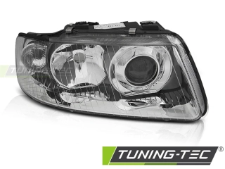Přední světlo Audi A3 8L 00-03 TYC - chrom PRAVÉ