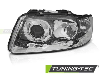 Přední světlo Audi A3 8L 00-03 TYC - chrom LEVÉ