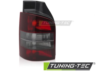 Zadní světlo VW T5 03-09 červené/kouřové, levé TYC, zadní výklopné dveře