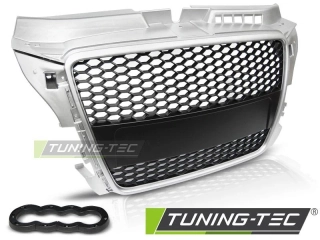 Maska sportovní RS Type AUDI A3 8P 2008-2012 stříbrná, černá