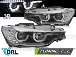 Přední světla BMW F30/F31 10/11-05/15 černé U-TYPE