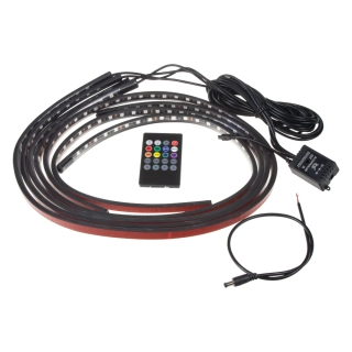 LED-podsvětlení vnitřní/vnější RGB 12V, IR , 4 pásky