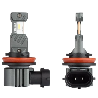 LED žárovky H8 | H9 | H11 | H16 AMIO HYBRID Series CAN-BUS, bílé 6000K | 5600 LM, 2 ks