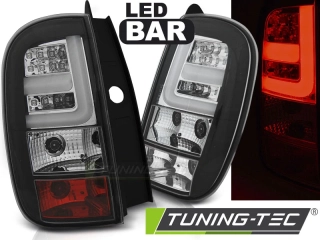 Zadní světla Dacia Duster 2010-, LED BAR, černé, LDDA05