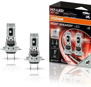 LED žárovky H7 OSRAM Night Breaker LED SPEED 450