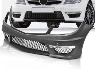 Přední nárazník Mercedes-Benz C W204 11-14 C63 AMG look PDC