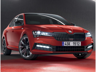 Rámeček přední masky Škoda Superb III Facelift (2019 - 2024) černý lesklý, originál