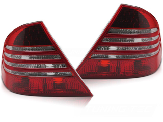 Zadní světla LED pro MERCEDES-BENZ W220 S 1998-2005 červená kouřová