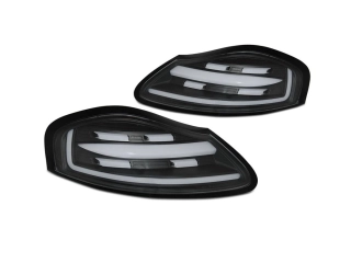 Zadní světla Porsche Boxter 986 96-04 černá LED BAR SEQ