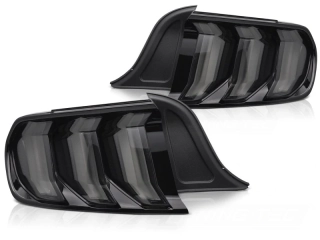 Zadní LED světla, světlomety, lampy Ford Mustang 2014-2022, kouřové