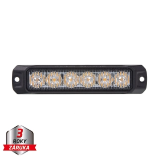 PROFI výstražné LED světlo vnější, oranžové, 12-24V, ECE R65