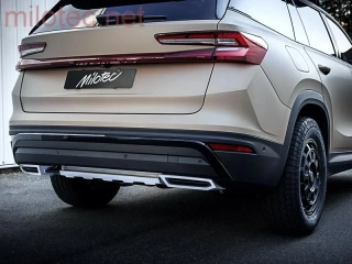 Dummy - koncovky výfuku, Alu Brush, Kodiaq II. 2024 –