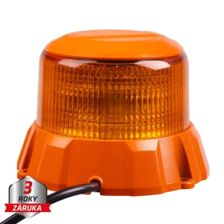 Robustní PROFI oranžový LED maják, oranž.hliník, 48W, ECE R65