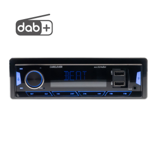 1DIN 12/24V DAB+/FM autorádio Bluetooth/USB/SD/AUX, odnímatelný panel