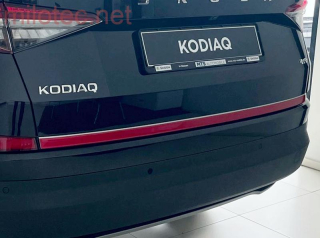 Práh 5. dveří RS look - stříbrný matný, Kodiaq Facelift 2021–›