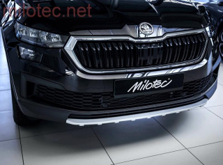 Ochranná lišta předního nárazníku - stříbrný matný, Kodiaq Facelift