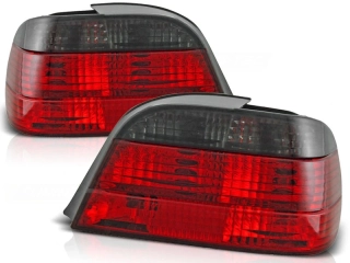 Zadní světla, lampy BMW E38 sedan, 1994-2001, kouřové, červené