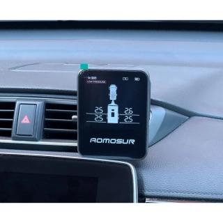 TPMS kontrola tlaku v pneumatice přívěsného vozíku / karavanu 4 externí čidla