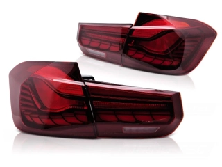 Zadní OLED světla, světlomety, lampy BMW F30, 2011-2018, červená