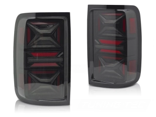 Zadní LED světla, světlomety, lampy VW Amarok, 2009-2020, SEQ, kouřové