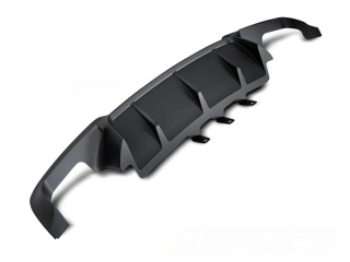 Difuzor zadního nárazníku, BMW F10/F11, s dvěma otvory pro koncovku výfuku, Sport style