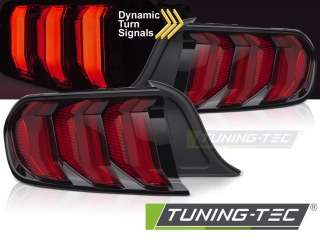 Zadní LED světla, světlomety, lampy Ford Mustang 2014-2022, červené