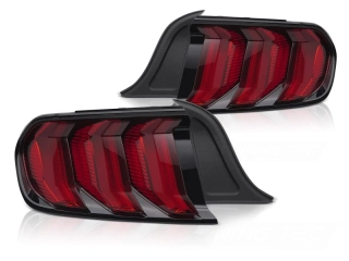 Zadní LED světla, světlomety, lampy Ford Mustang 2014-2022, červené