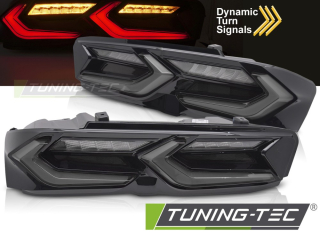 Zadní LED světla, světlomety, lampy Chevrolet Camaro, 2019-2023, SEQ, kouřové čern