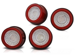 Zadní světla, LED světlomety, lampy Ferrari F355/F360 1994-2005, červeno-bílé