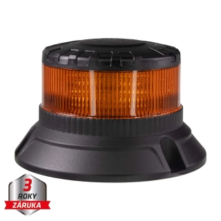 LED maják, 12-24V, 16xLED oranžový, ECE R65