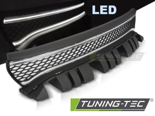 Maska pro DODGE CHARGER 2014 - 2023 s LED - černá matné