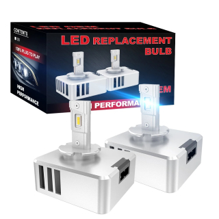 LED žárovky D5S bílé 6000K, 9000LM, 60LED