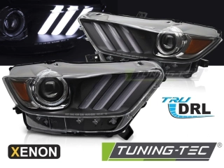 Přední světla XENON D3S FORD MUSTANG 14-17, s LED blinkry a denním svícením