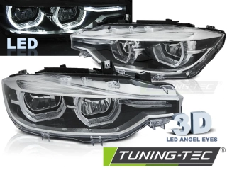 Přední světla BMW F30/F31 11-15 černá FULL LED DRL