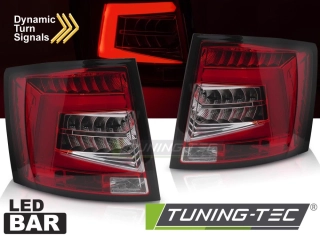 Zadní světla ŠKODA OCTAVIA III 16-20 combi OEM LED BAR červená/bílá