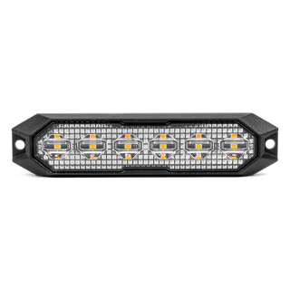 LED predátor na auto 6x3W 12-24V, oranžový, 129 x 30 mm | AMIO