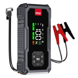 AKU kompresor s funkcí powerbanky a boosteru 7200 mAh | 600A | AMIO