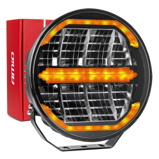 LED dálkové světlo 112W s funkcí obrysového světla, 6500 lm, AMIO