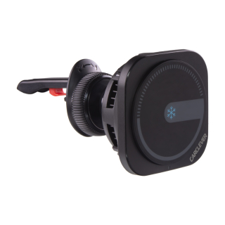 Magnetický držák s Qi dobíjením s aktivním chlazením do mřížky ventilace (MagSafe compatible)