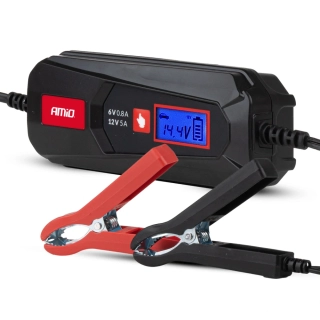 Inteligentní nabíječka 6V/12V 5A (6V 8Ah | 12V 8-50Ah) AMIO