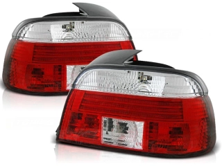 Zadní světla, lampy BMW E39 sedan, 1995-2000, bílé, červené